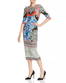 Delora Floral Midi Dress at Bloomingdales